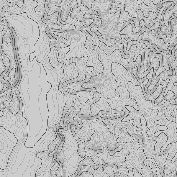 Pozadí topografické mapy s prostorem pro kopírování. Line topography map contour background, geographic grid abstract vector illustration. Horská turistická stezka přes terén . — Stockový vektor