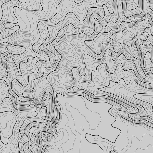 Topografische kaart achtergrond met ruimte voor kopie. Lijntopografie kaartcontourachtergrond, geografisch raster abstracte vectorillustratie. Bergwandelpad over terrein . — Stockvector