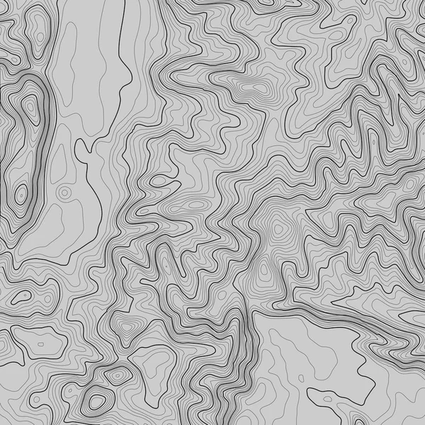 Topográfiai térkép háttér helyet másolni. Vonaltopográfia térkép kontúr háttér, földrajzi rács elvont vektor illusztráció. Hegyi túraútvonal terepen . — Stock Vector