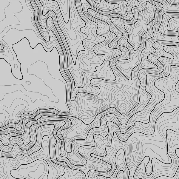 Topografische kaart achtergrond met ruimte voor kopie. Lijntopografie kaartcontourachtergrond, geografisch raster abstracte vectorillustratie. Bergwandelpad over terrein . — Stockvector