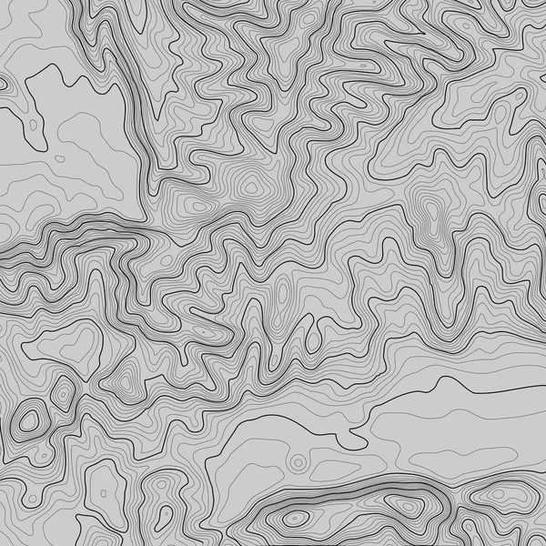 Sfondo mappa topografica con spazio per la copia. Linea topografia mappa contorno sfondo, griglia geografica illustrazione vettoriale astratta. Sentiero escursionistico di montagna sul terreno . — Vettoriale Stock