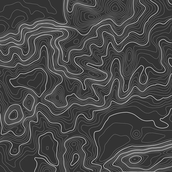 Mapa topográfico de fundo com espaço para cópia. Linha topografia mapa contorno fundo, grade geográfica ilustração vetor abstrato. Trilha de caminhadas de montanha sobre o terreno . — Vetor de Stock