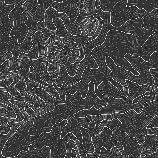 Fondo de mapa topográfico con espacio para copia. Línea topografía mapa contorno fondo, cuadrícula geográfica abstracta vector ilustración. Sendero de montaña sobre terreno . — Vector de stock