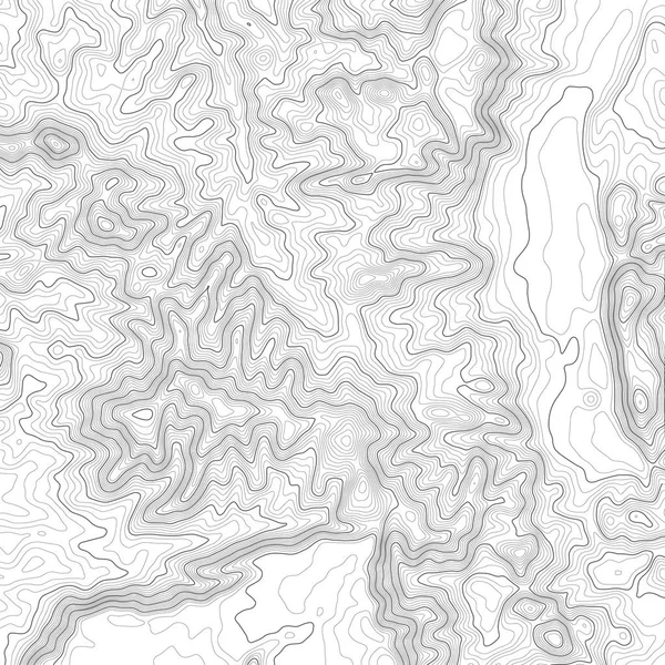 Topografisk karta bakgrund med utrymme för kopia. Linje topografi karta kontur bakgrund, geografiskt rutnät abstrakt vektor illustration. Bergsvandringsled över terräng . — Stock vektor