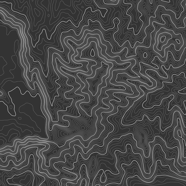 Topografischer Kartenhintergrund mit Platz zum Kopieren. Linientopographie Karte Kontur Hintergrund, geografisches Gitter abstrakte Vektorillustration. Bergwanderweg über Gelände . — Stockvektor