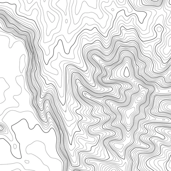 Pozadí topografické mapy s prostorem pro kopírování. Line topography map contour background, geographic grid abstract vector illustration. Horská turistická stezka přes terén . — Stockový vektor