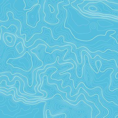 Kopyalamak için alanı olan topografik harita arkaplanı. Çizgi topoğrafya haritası arka plan, coğrafi ızgara soyut vektör çizimi. Arazi üzerinde dağ yürüyüşü patikası .