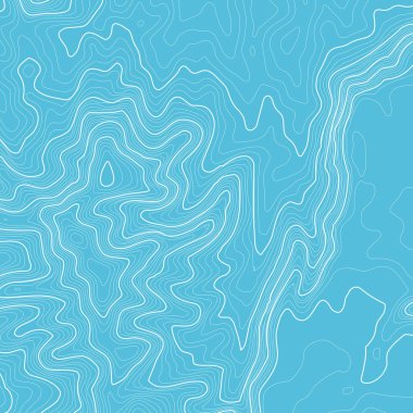 Kopyalamak için alanı olan topografik harita arkaplanı. Çizgi topoğrafya haritası arka plan, coğrafi ızgara soyut vektör çizimi. Arazi üzerinde dağ yürüyüşü patikası .