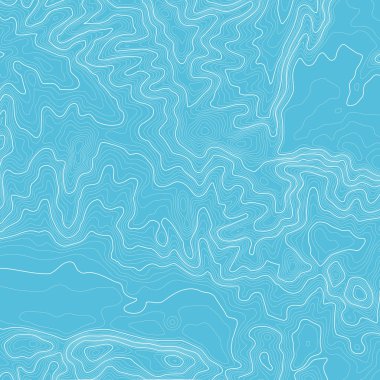 Kopyalamak için alanı olan topografik harita arkaplanı. Çizgi topoğrafya haritası arka plan, coğrafi ızgara soyut vektör çizimi. Arazi üzerinde dağ yürüyüşü patikası .