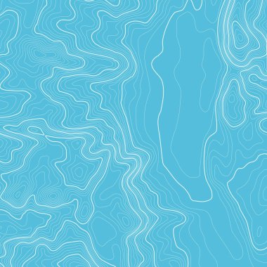 Kopyalamak için alanı olan topografik harita arkaplanı. Çizgi topoğrafya haritası arka plan, coğrafi ızgara soyut vektör çizimi. Arazi üzerinde dağ yürüyüşü patikası .