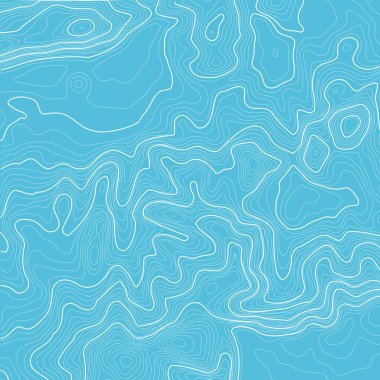 Kopyalamak için alanı olan topografik harita arkaplanı. Çizgi topoğrafya haritası arka plan, coğrafi ızgara soyut vektör çizimi. Arazi üzerinde dağ yürüyüşü patikası .