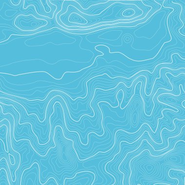 Kopyalamak için alanı olan topografik harita arkaplanı. Çizgi topoğrafya haritası arka plan, coğrafi ızgara soyut vektör çizimi. Arazi üzerinde dağ yürüyüşü patikası .