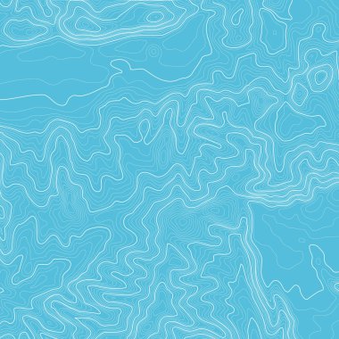 Kopyalamak için alanı olan topografik harita arkaplanı. Çizgi topoğrafya haritası arka plan, coğrafi ızgara soyut vektör çizimi. Arazi üzerinde dağ yürüyüşü patikası .