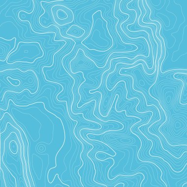 Kopyalamak için alanı olan topografik harita arkaplanı. Çizgi topoğrafya haritası arka plan, coğrafi ızgara soyut vektör çizimi. Arazi üzerinde dağ yürüyüşü patikası .