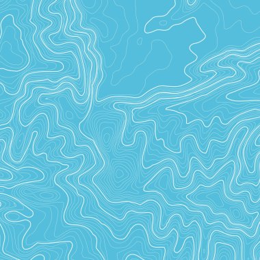 Kopyalamak için alanı olan topografik harita arkaplanı. Çizgi topoğrafya haritası arka plan, coğrafi ızgara soyut vektör çizimi. Arazi üzerinde dağ yürüyüşü patikası .