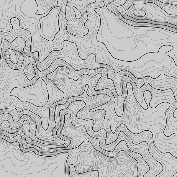 Fond de carte topographique avec espace pour la copie. Ligne topographie carte contour arrière-plan, grille géographique illustration vectorielle abstraite. Sentier de randonnée en montagne sur terrain . — Image vectorielle
