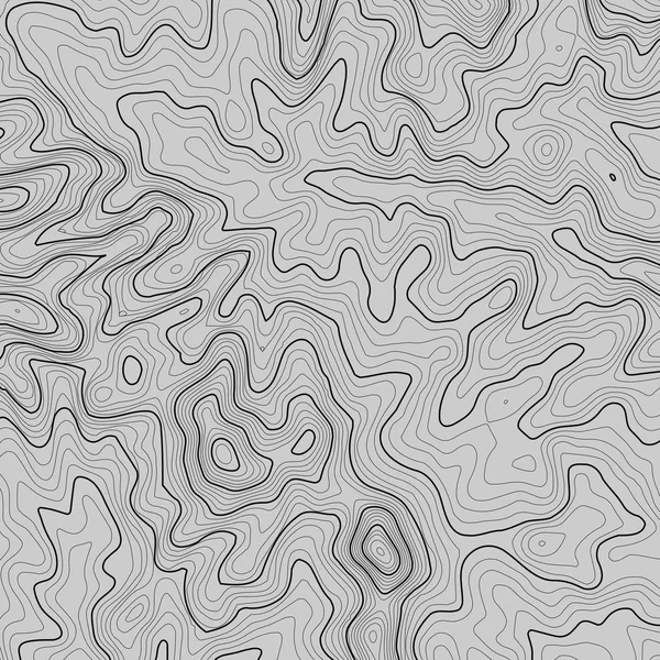 Pozadí topografické mapy s prostorem pro kopírování. Line topography map contour background, geographic grid abstract vector illustration. Horská turistická stezka přes terén . — Stockový vektor