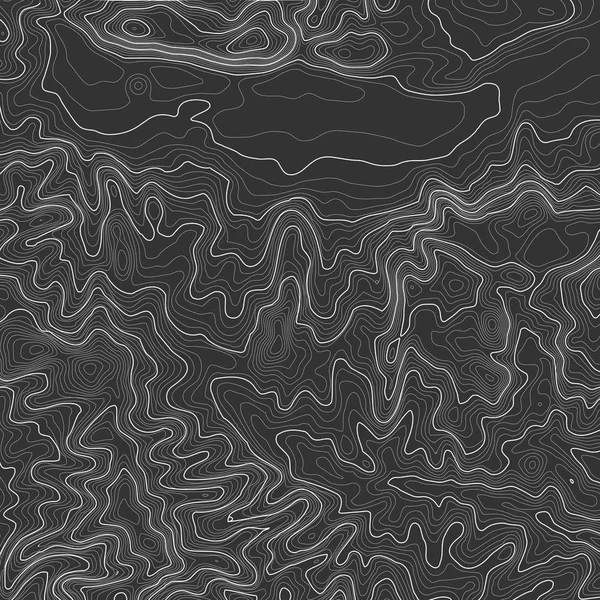 Pozadí topografické mapy s prostorem pro kopírování. Line topography map contour background, geographic grid abstract vector illustration. Horská turistická stezka přes terén . — Stockový vektor