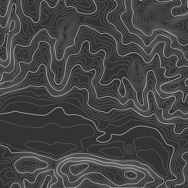 Topografischer Kartenhintergrund mit Platz zum Kopieren. Linientopographie Karte Kontur Hintergrund, geografisches Gitter abstrakte Vektorillustration. Bergwanderweg über Gelände . — Stockvektor