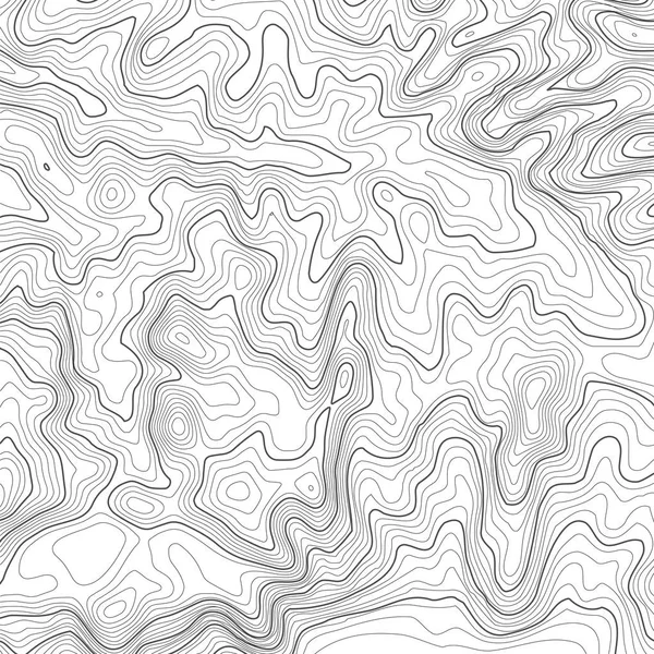 Sfondo mappa topografica con spazio per la copia. Linea topografia mappa contorno sfondo, griglia geografica illustrazione vettoriale astratta. Sentiero escursionistico di montagna sul terreno . — Vettoriale Stock