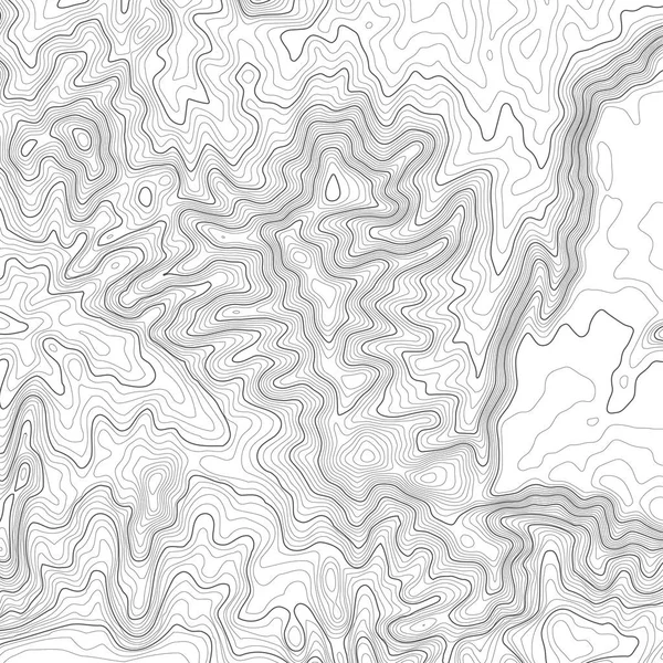 Topografischer Kartenhintergrund mit Platz zum Kopieren. Linientopographie Karte Kontur Hintergrund, geografisches Gitter abstrakte Vektorillustration. Bergwanderweg über Gelände . — Stockvektor