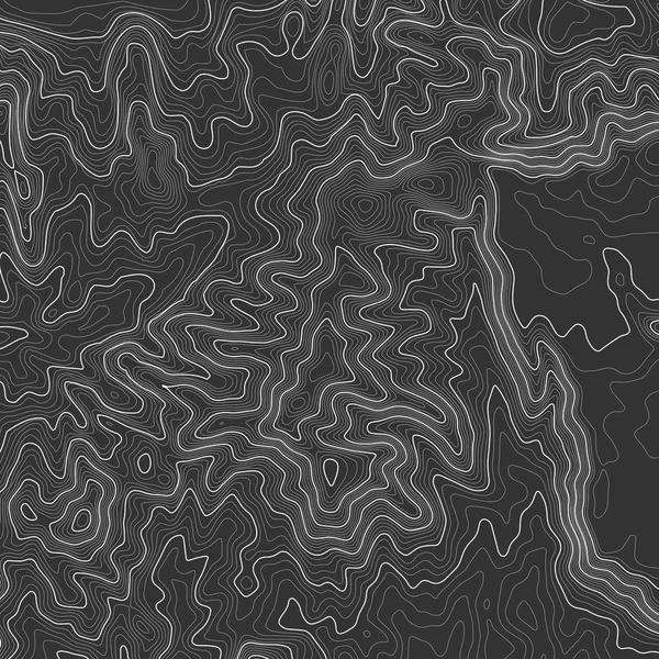 Mapa topográfico de fundo com espaço para cópia. Linha topografia mapa contorno fundo, grade geográfica ilustração vetor abstrato. Trilha de caminhadas de montanha sobre o terreno . — Vetor de Stock