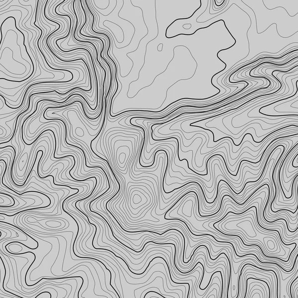 Pozadí topografické mapy s prostorem pro kopírování. Line topography map contour background, geographic grid abstract vector illustration. Horská turistická stezka přes terén . — Stockový vektor