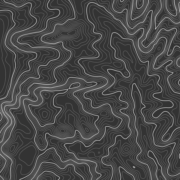 Sfondo mappa topografica con spazio per la copia. Linea topografia mappa contorno sfondo, griglia geografica illustrazione vettoriale astratta. Sentiero escursionistico di montagna sul terreno . — Vettoriale Stock