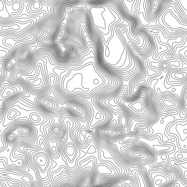 Seamless modeli. Topografik harita arka plan kopya sorunsuz doku alan ile. Topografya Haritası kontur arka plan, coğrafi kılavuz çizgi. Dağ hiking trail arazi üzerinde .