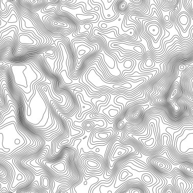 Seamless modeli. Topografik harita arka plan kopya sorunsuz doku alan ile. Topografya Haritası kontur arka plan, coğrafi kılavuz çizgi. Dağ hiking trail arazi üzerinde .