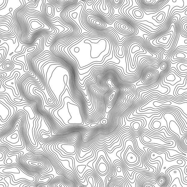 Patrón sin costuras. Fondo de mapa topográfico con espacio para copiar Textura sin costuras. Línea topografía mapa contorno fondo, cuadrícula geográfica. Sendero de montaña sobre terreno  . — Vector de stock