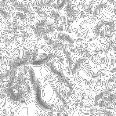 Seamless modeli. Topografik harita arka plan kopya sorunsuz doku alan ile. Topografya Haritası kontur arka plan, coğrafi kılavuz çizgi. Dağ hiking trail arazi üzerinde .