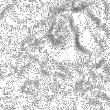 Seamless modeli. Topografik harita arka plan kopya sorunsuz doku alan ile. Topografya Haritası kontur arka plan, coğrafi kılavuz çizgi. Dağ hiking trail arazi üzerinde .