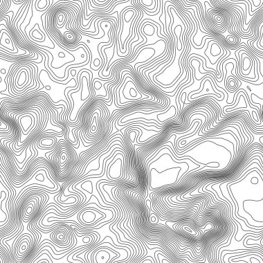 Seamless modeli. Topografik harita arka plan kopya sorunsuz doku alan ile. Topografya Haritası kontur arka plan, coğrafi kılavuz çizgi. Dağ hiking trail arazi üzerinde .