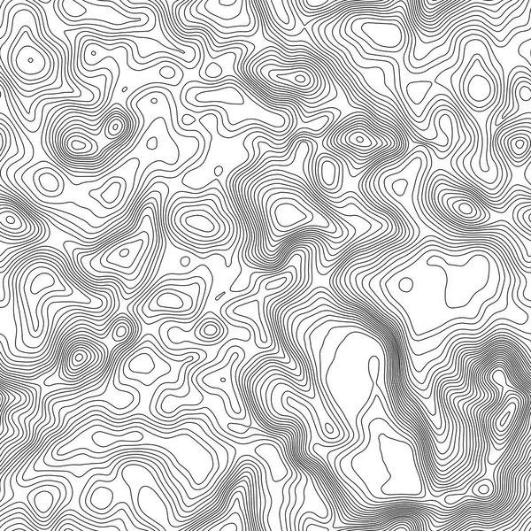 Naadloze patroon. De achtergrond van de topografische kaart met ruimte voor kopie naadloze textuur. Lijn topografie kaart contour achtergrond, geografische raster. Berg wandelweg over terrein . — Stockvector