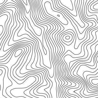 Topografik harita arka plan kopya için alan ile. Topografya Haritası kontur arka plan, coğrafi kılavuz tasarlamak vektör çizim satır. Soyut geometrik çizgiler .