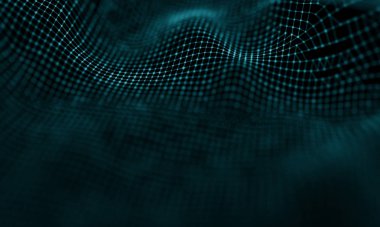 Geometrik mavi arka plan. Fütüristik teknoloji tarzı. Neon işareti. Fütüristik teknoloji Hud öğesi. Zarif arka plan. Büyük veri görselleştirme .