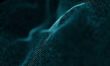 Geometrik mavi arka plan. Fütüristik teknoloji tarzı. Neon işareti. Fütüristik teknoloji Hud öğesi. Zarif arka plan. Büyük veri görselleştirme .