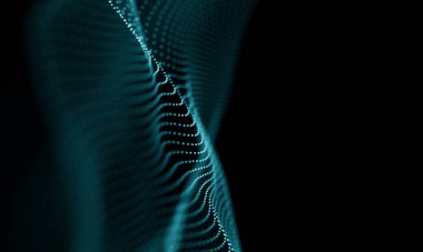 Geometrik mavi arka plan. Fütüristik teknoloji tarzı. Neon işareti. Fütüristik teknoloji Hud öğesi. Zarif arka plan. Büyük veri görselleştirme .