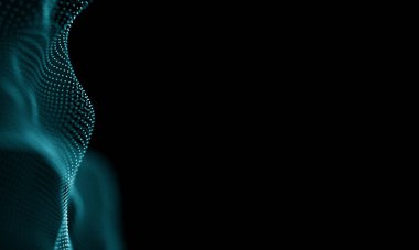 Geometrik mavi arka plan. Fütüristik teknoloji tarzı. Neon işareti. Fütüristik teknoloji Hud öğesi. Zarif arka plan. Büyük veri görselleştirme .