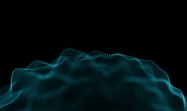 Geometrik mavi arka plan. Fütüristik teknoloji tarzı. Neon işareti. Fütüristik teknoloji Hud öğesi. Zarif arka plan. Büyük veri görselleştirme .