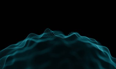 Geometrik mavi arka plan. Fütüristik teknoloji tarzı. Neon işareti. Fütüristik teknoloji Hud öğesi. Zarif arka plan. Büyük veri görselleştirme .