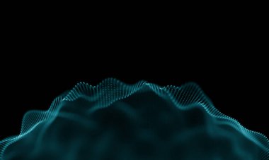 Geometrik mavi arka plan. Fütüristik teknoloji tarzı. Neon işareti. Fütüristik teknoloji Hud öğesi. Zarif arka plan. Büyük veri görselleştirme .