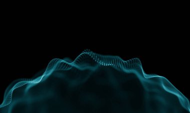 Geometrik mavi arka plan. Fütüristik teknoloji tarzı. Neon işareti. Fütüristik teknoloji Hud öğesi. Zarif arka plan. Büyük veri görselleştirme .