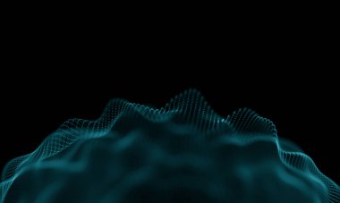 Geometrik mavi arka plan. Fütüristik teknoloji tarzı. Neon işareti. Fütüristik teknoloji Hud öğesi. Zarif arka plan. Büyük veri görselleştirme .