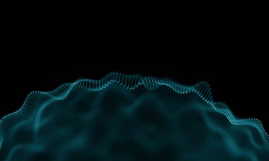 Geometrik mavi arka plan. Fütüristik teknoloji tarzı. Neon işareti. Fütüristik teknoloji Hud öğesi. Zarif arka plan. Büyük veri görselleştirme .