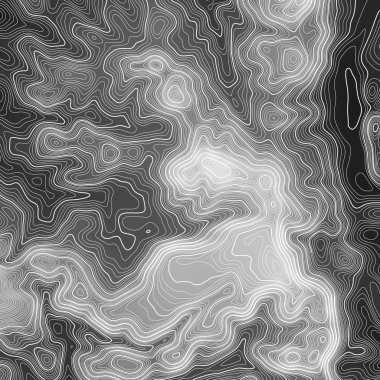 Topografik harita arka plan kopya için alan ile. Topografya Haritası kontur arka plan, coğrafi kılavuz tasarlamak vektör çizim satır. Soyut geometrik çizgiler .