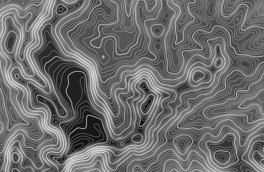 Topografik harita arka plan kopya için alan ile. Topografya Haritası kontur arka plan, coğrafi kılavuz tasarlamak vektör çizim satır. Soyut geometrik çizgiler .