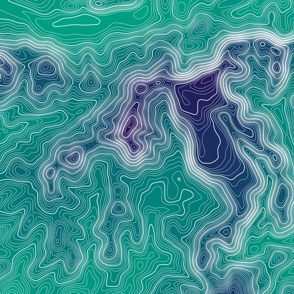 De achtergrond van de topografische kaart met ruimte voor de kopie. Lijn topografie kaart contour achtergrond, geografische raster abstract vectorillustratie. Abstracte geometrische lijnen . — Stockvector