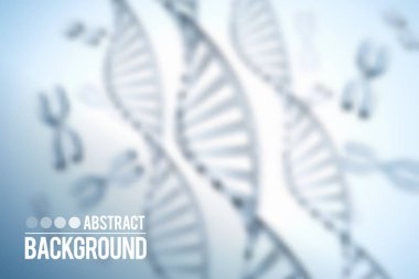 Soyut arkaplan. X kromozomlu DNA molekülü